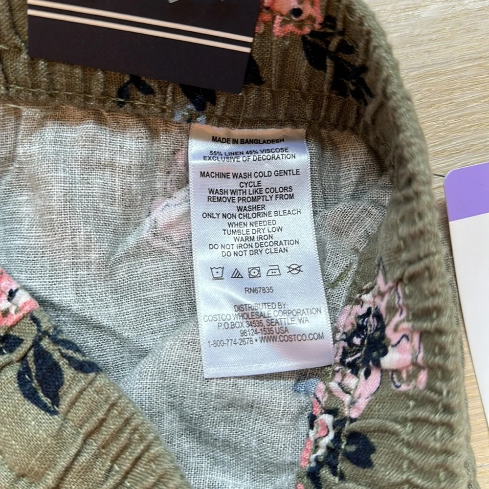 Nautical linen shorts 5”, NWT